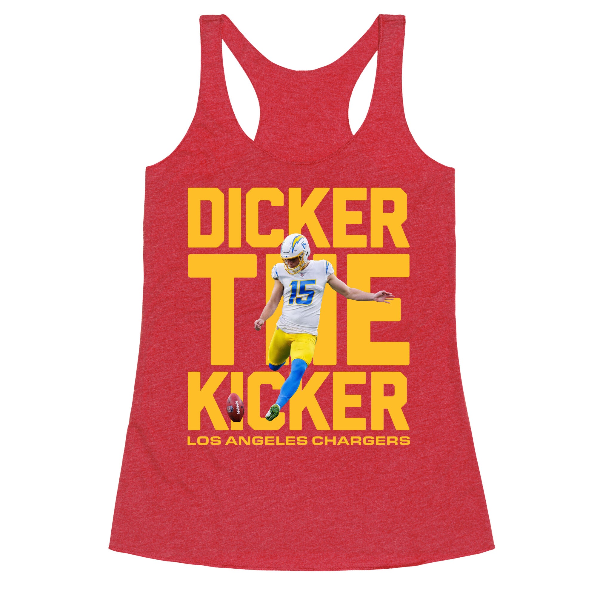 Dicker the Kicker Racerback Tank